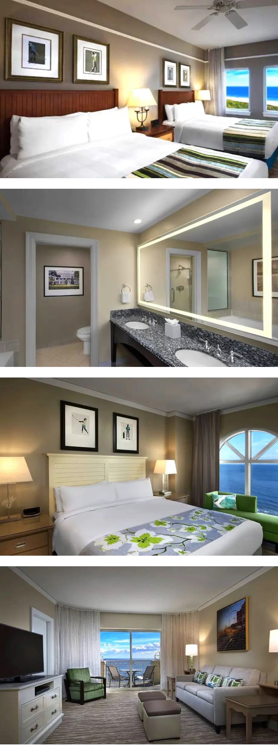 Wake up to sun and a breathtaking ocean ...