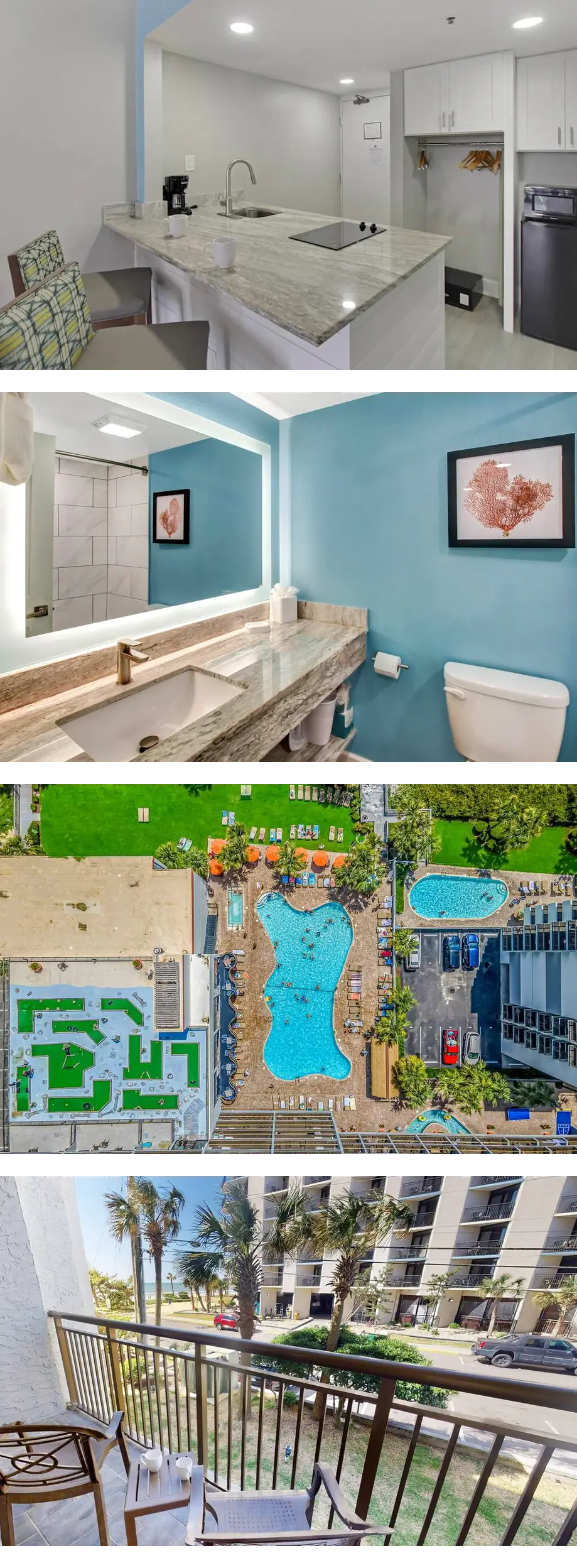 Immaculate Ocean View Double Queen Suite...