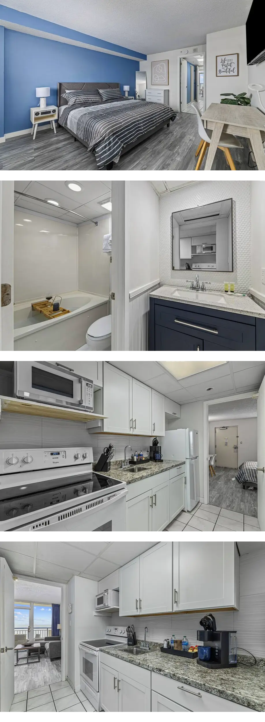 Stay seaside at our 1-bedroom condo near...