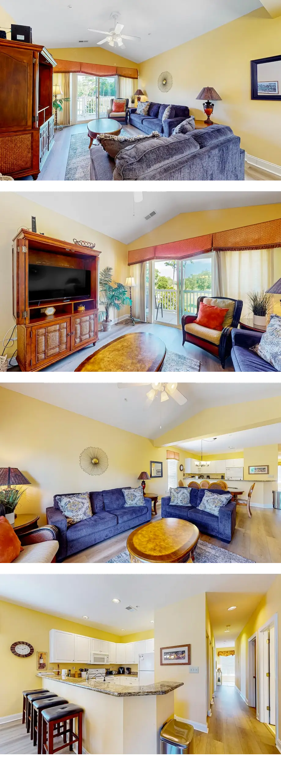 On-site golf condo with scenic balcony, ...