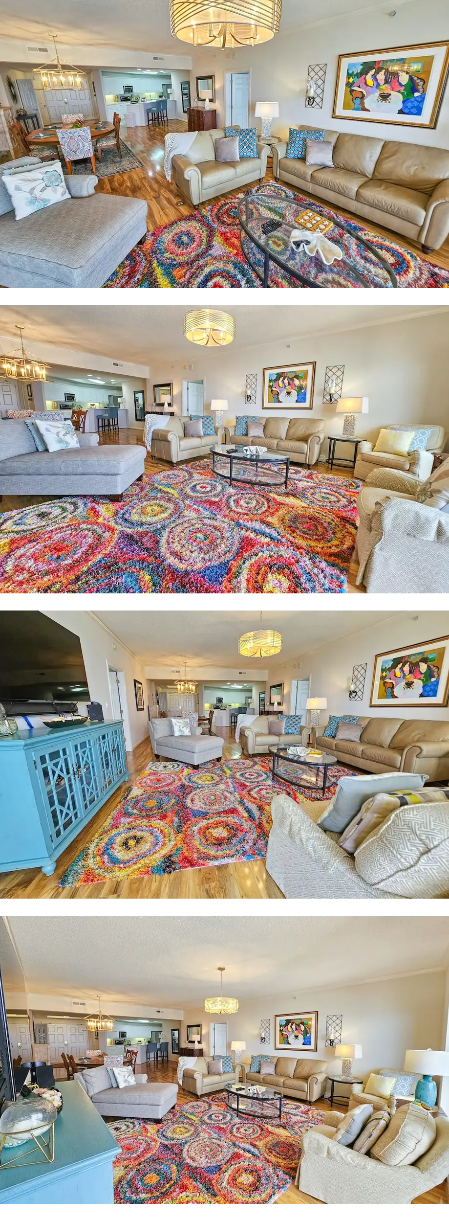 Bo-ho chic oceanfront condo will full ac...