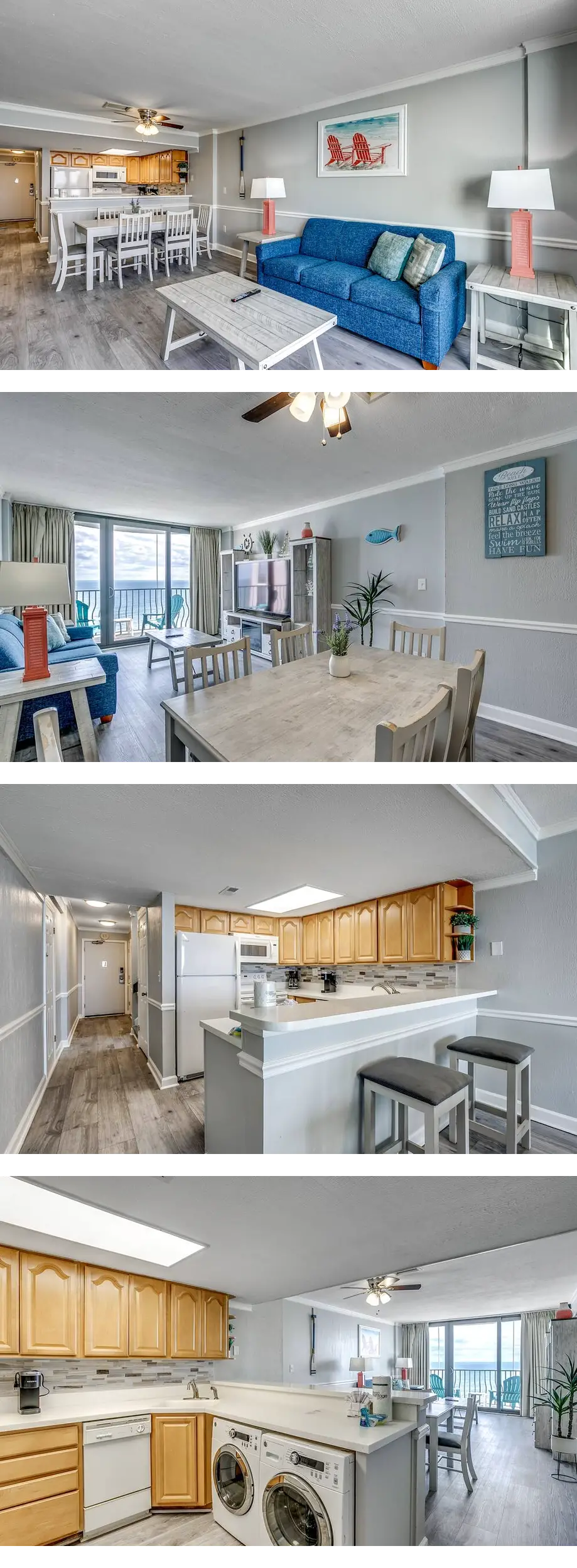 Oceanfront 2-story penthouse w/ floor-to...