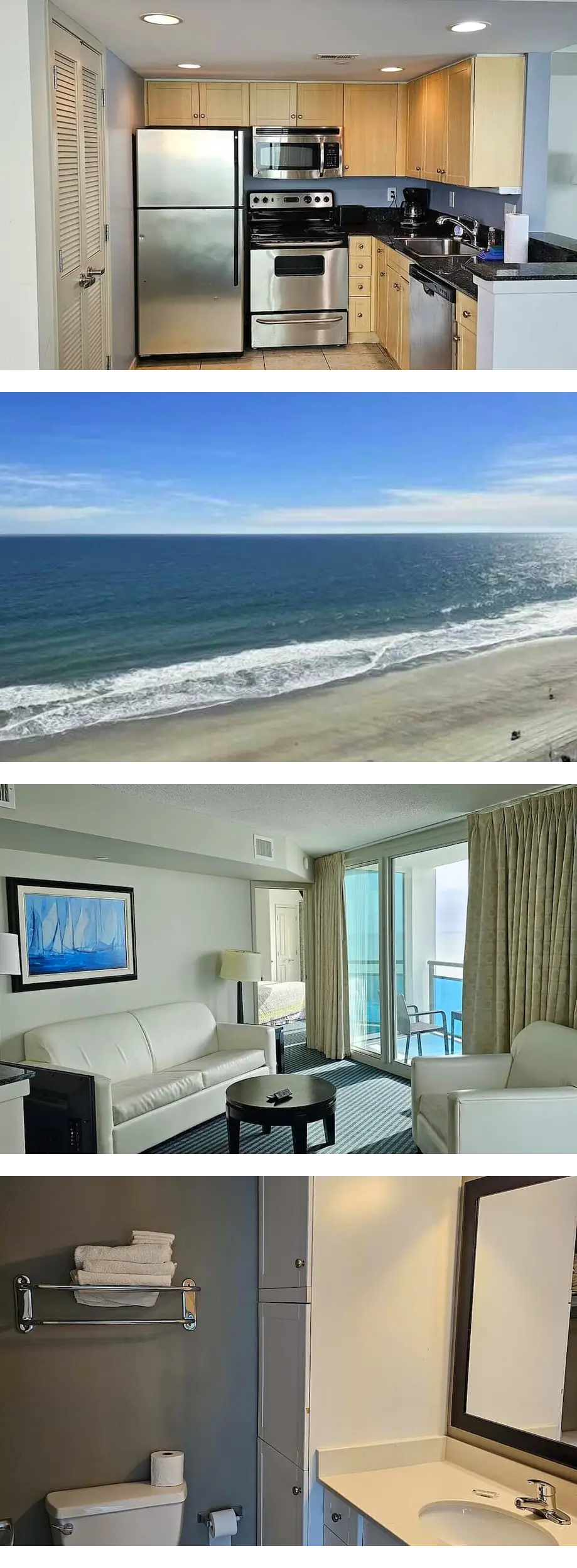 Great 2 BR on the ocean - Oceans One 908
