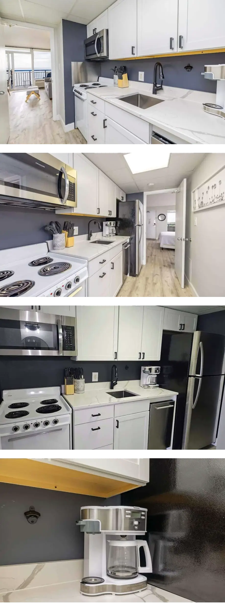 Fully renovated O/F King - zenful views ...