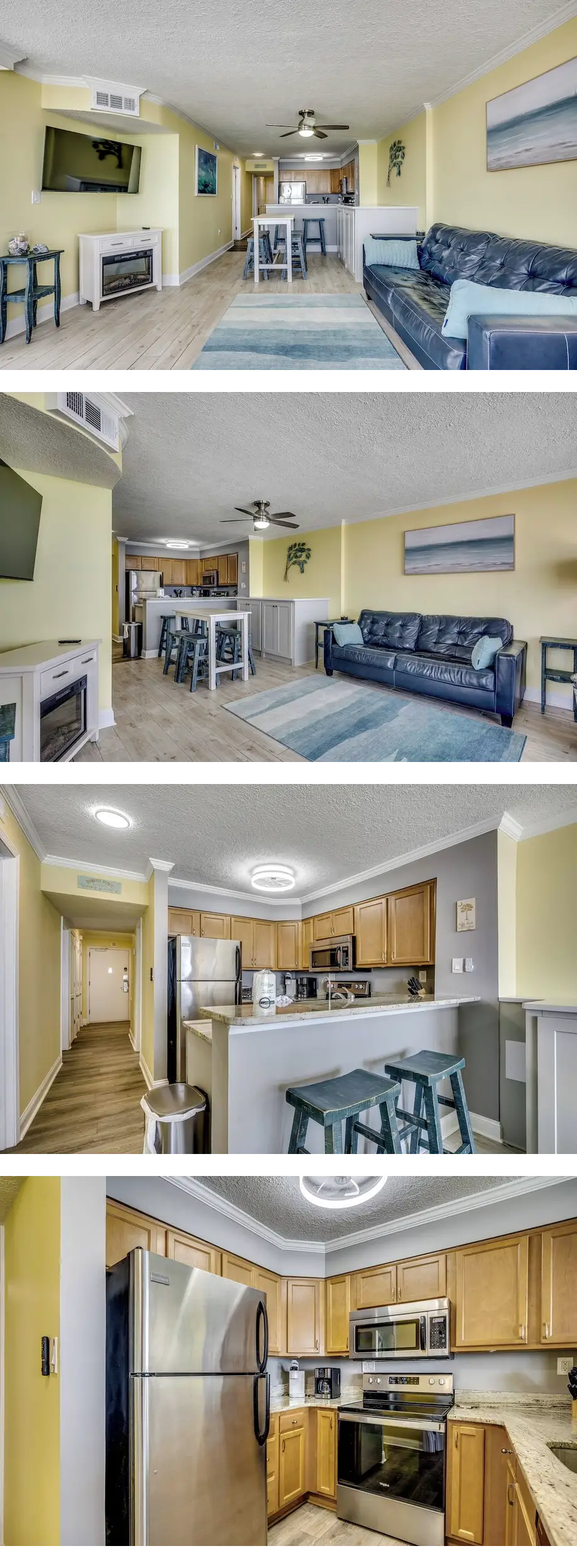 Oceanfront 3 bedroom w/ floor-to-ceiling...