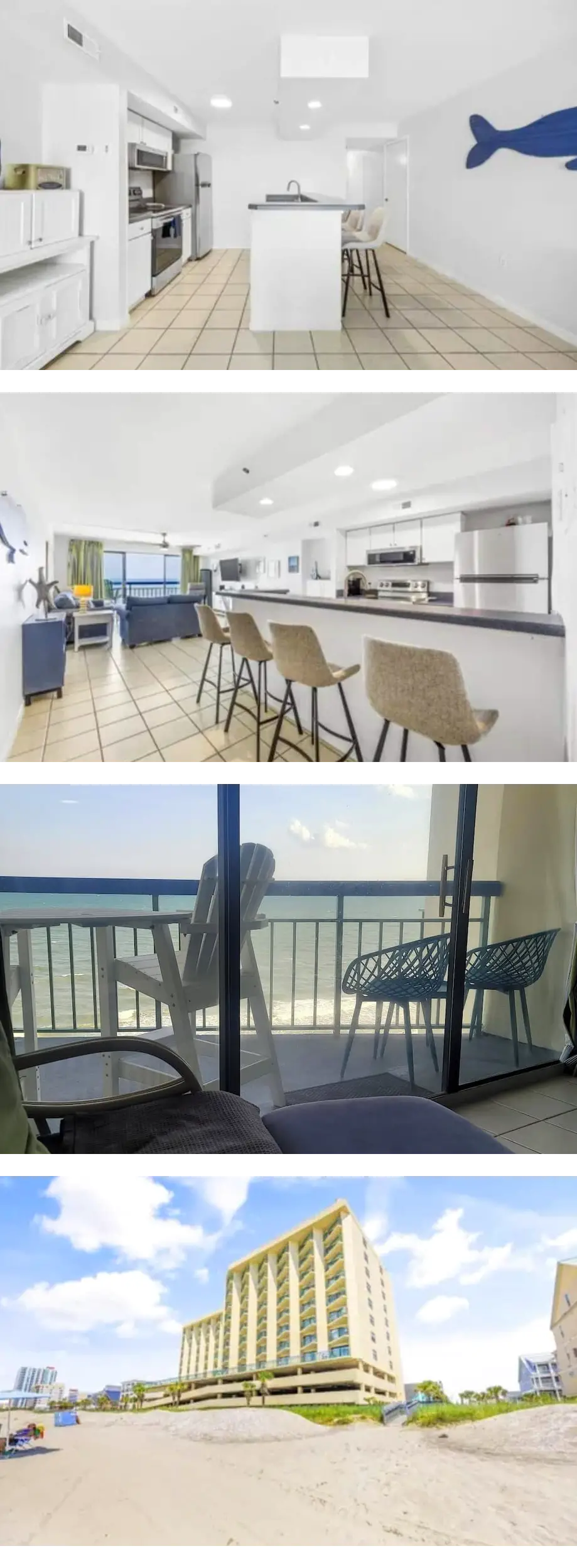 Ocean Front, 2 bed/ 2 Bath Condo in N. M...