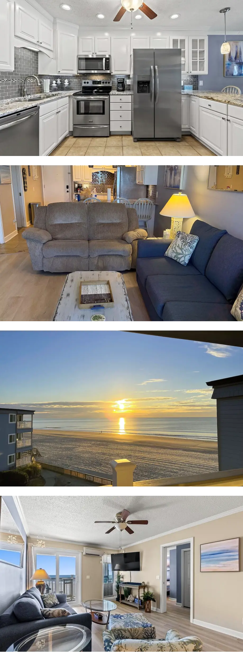 Relax at your seaside retreat w/2 King s...