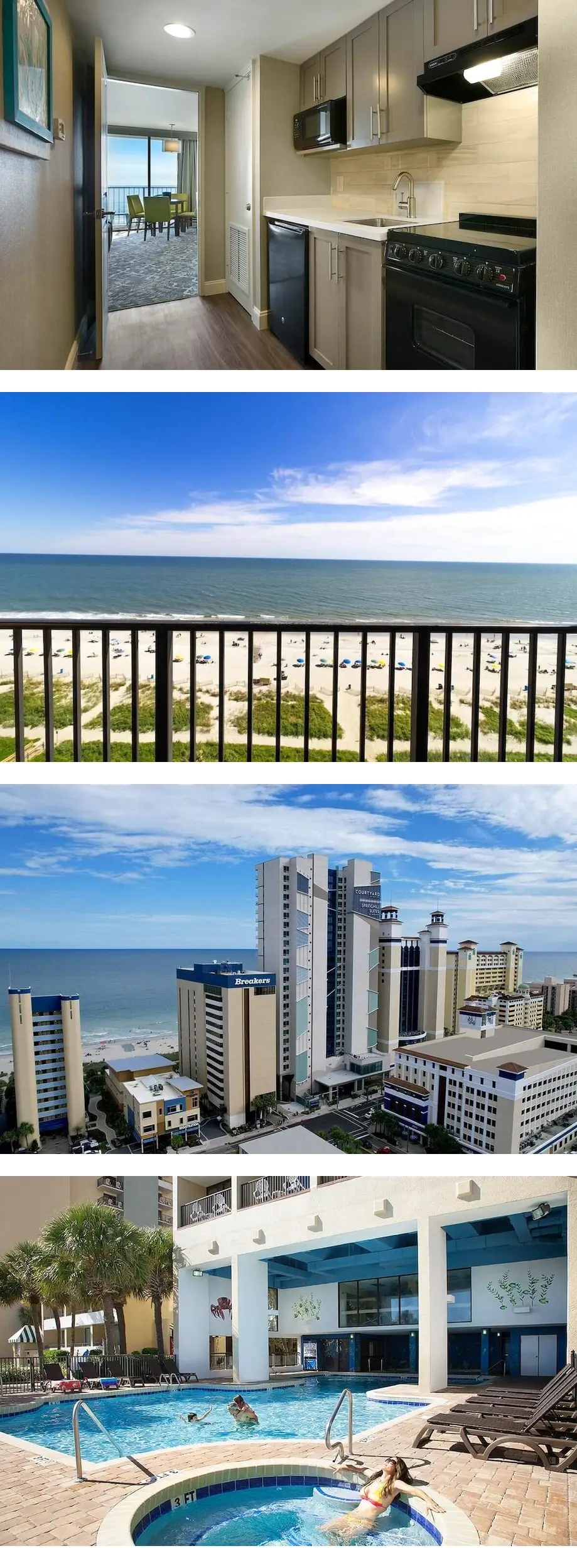 Beachfront Bliss: 11th Floor Palms Queen...