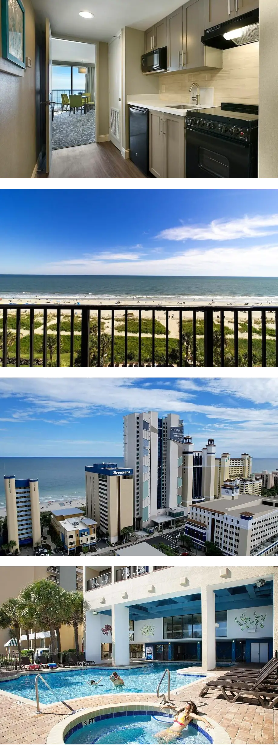 Beachfront Bliss: 6th Floor Palms  Queen...