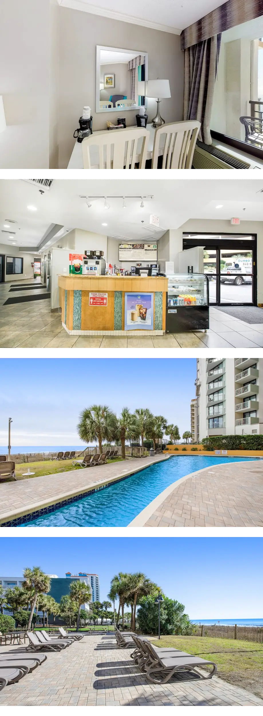16th-floor ocean-view studio with pool, ...