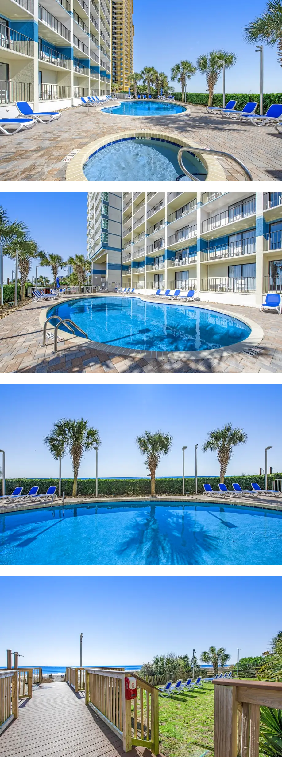 7th-floor studio with pool, hot tub, & A...