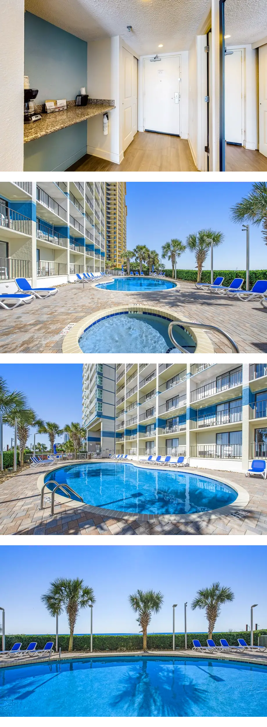 7th-floor oceanfront studio with pool, h...