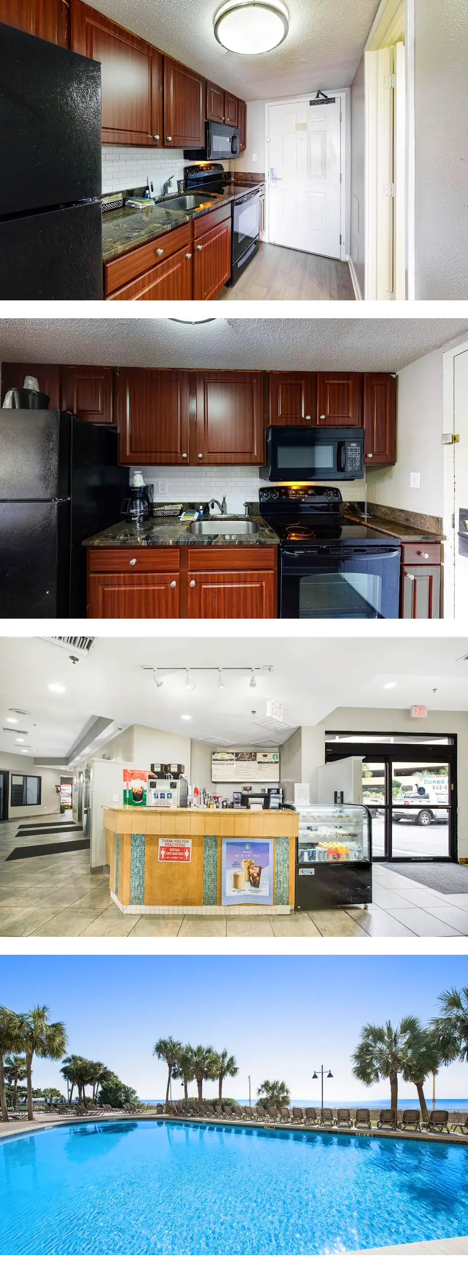 15th-floor ocean-view studio with AC, po...