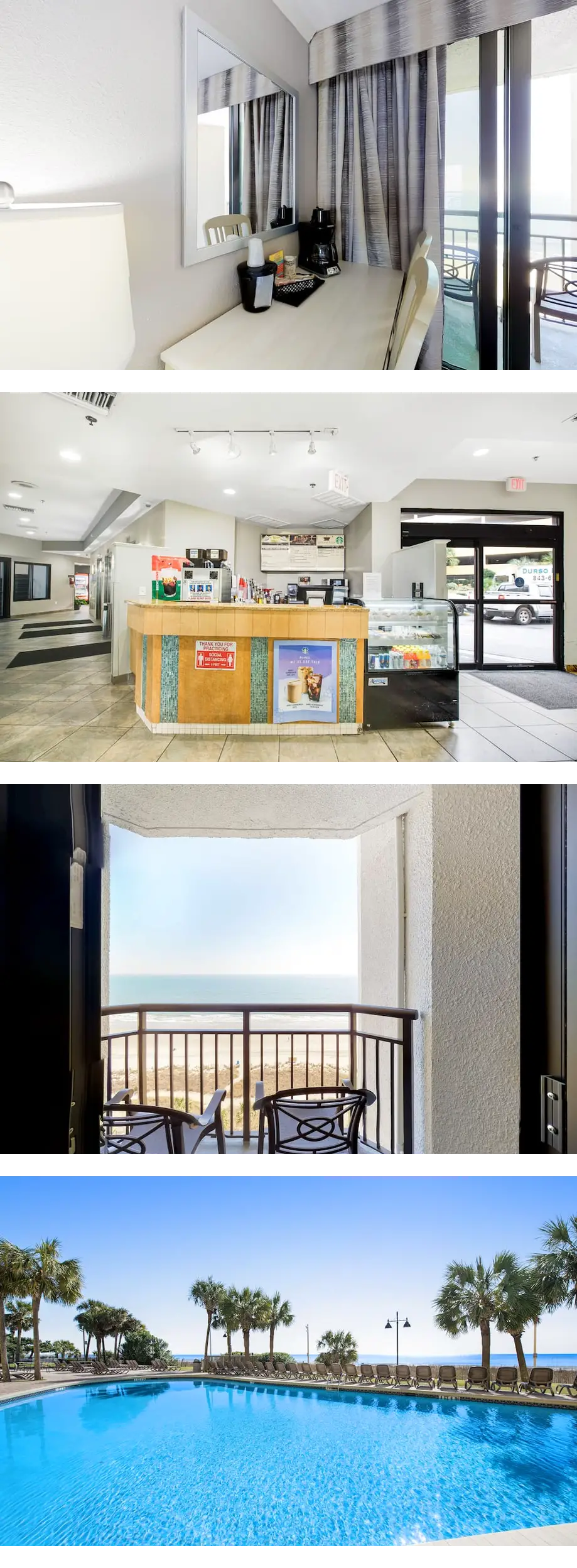10th-floor ocean-view studio with pool, ...