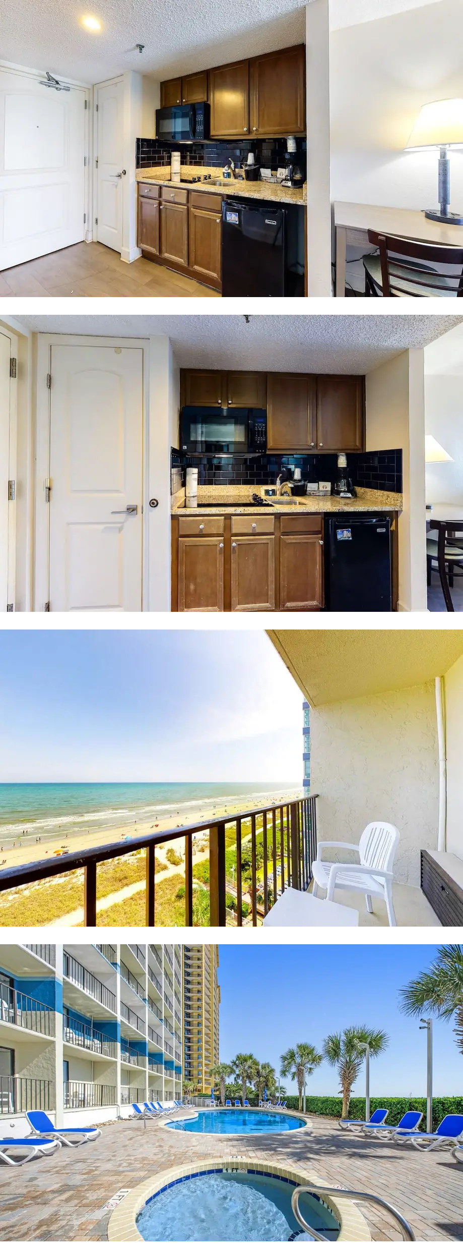 8th-floor oceanfront studio with pool, h...