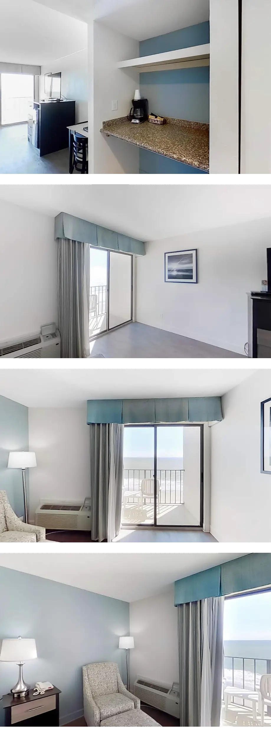 10th-floor oceanfront studio with AC, po...