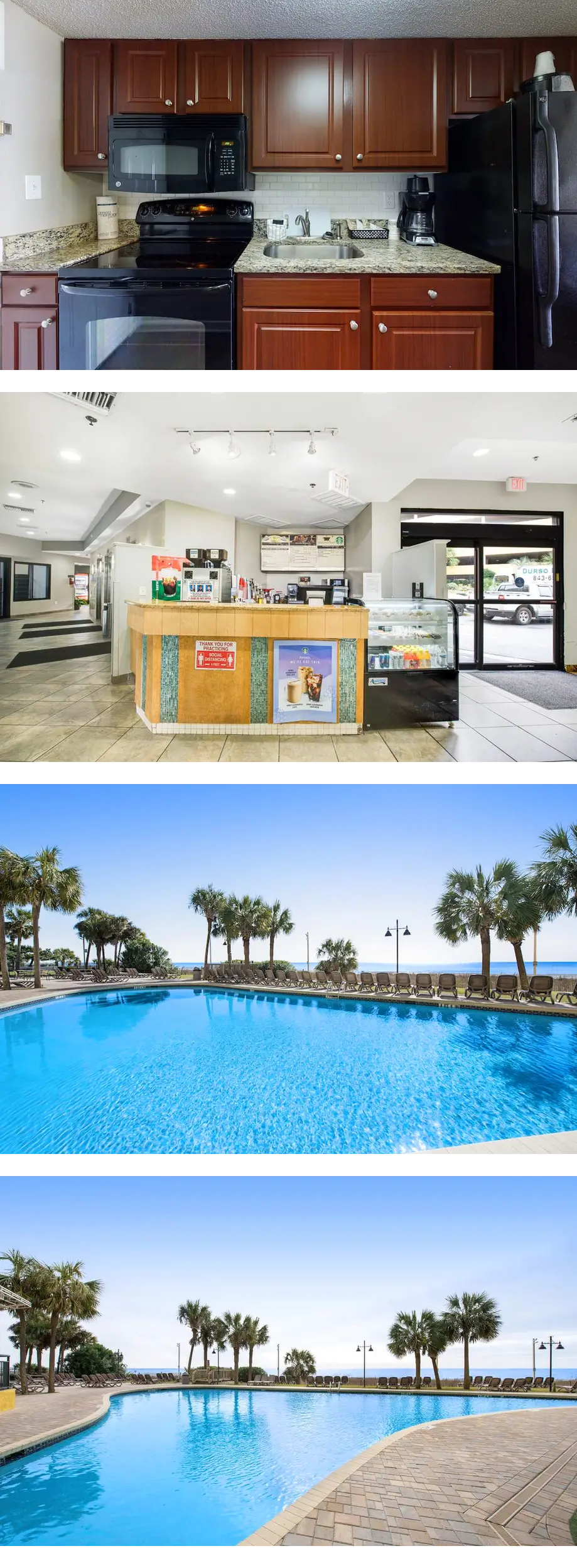 7th-floor ocean-view studio with pool, h...