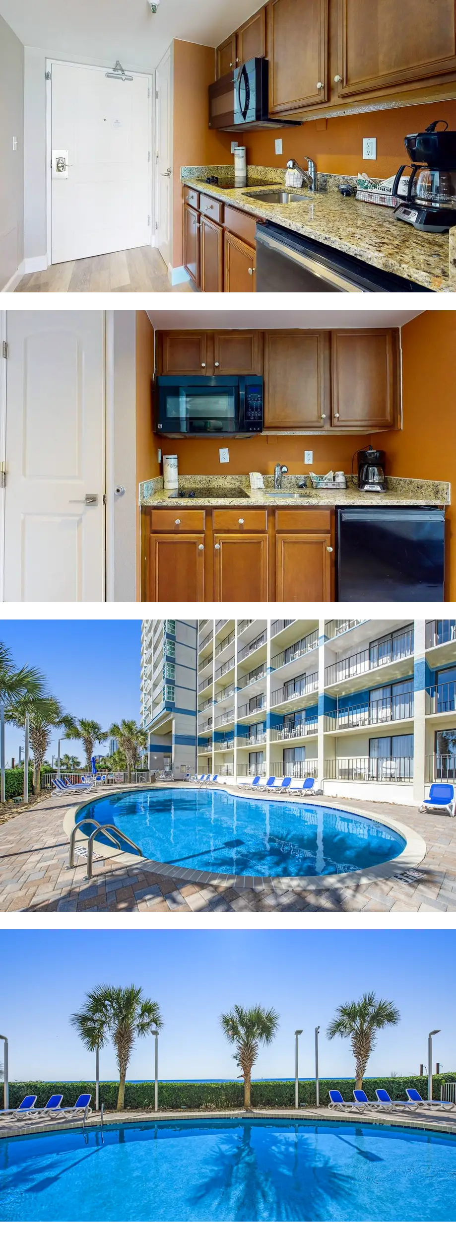 4th-floor oceanfront studio with pool, h...