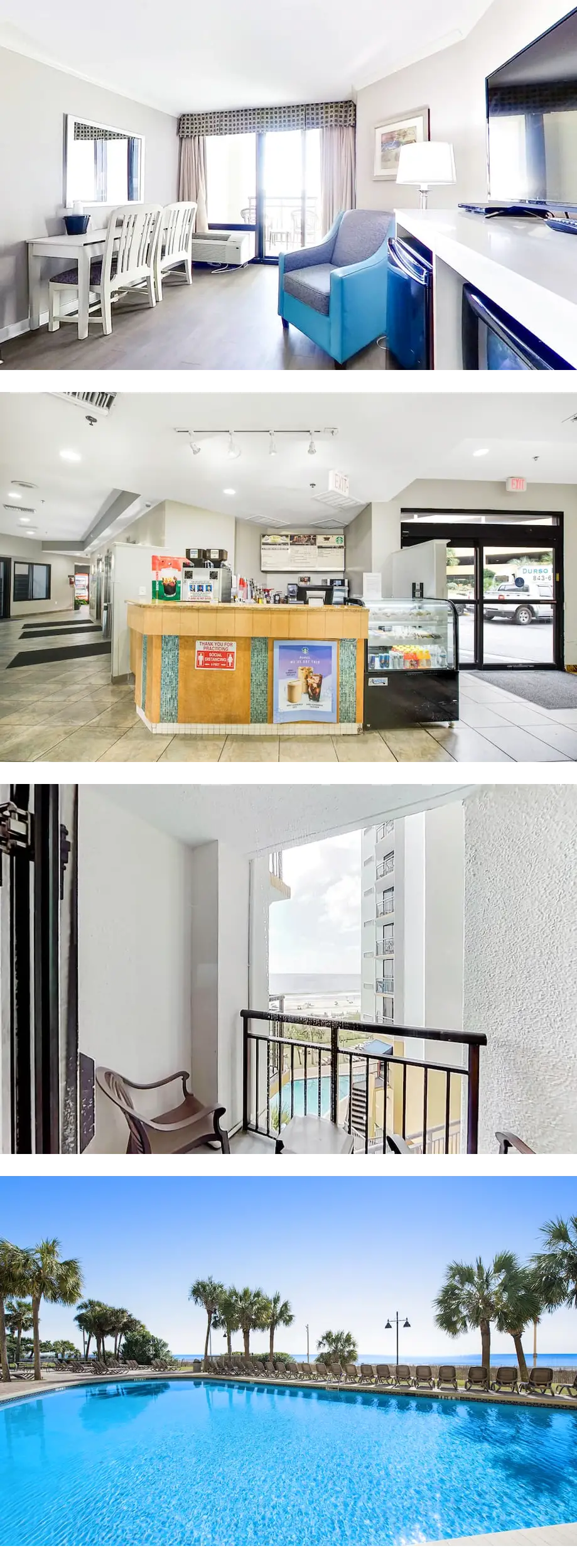 4th-floor ocean-view studio with AC, WiF...