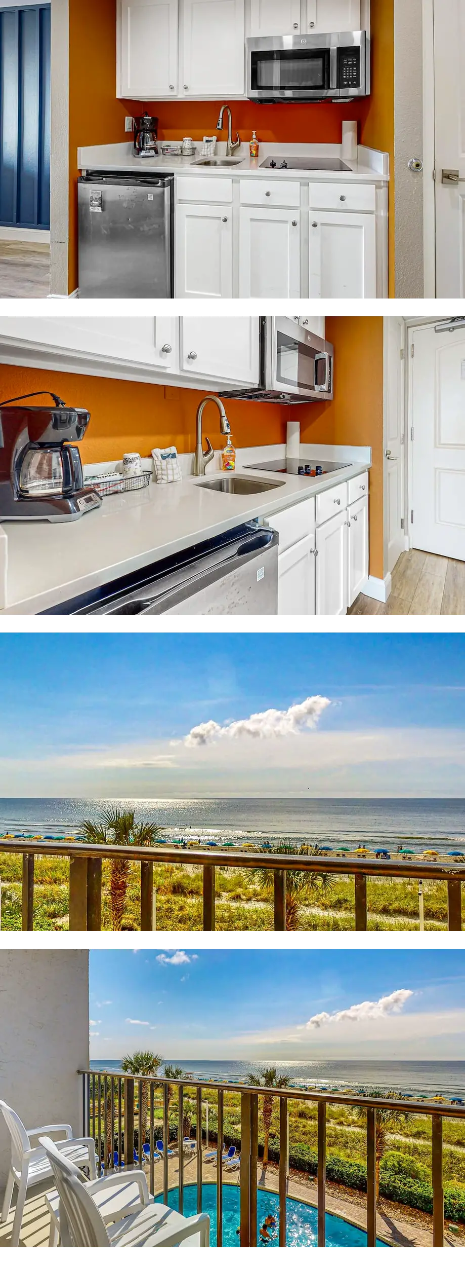 3rd-floor oceanfront studio with pool, h...