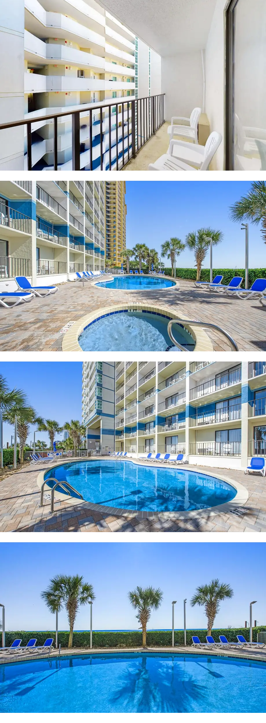 9th-floor studio with pool, hot tub, & A...