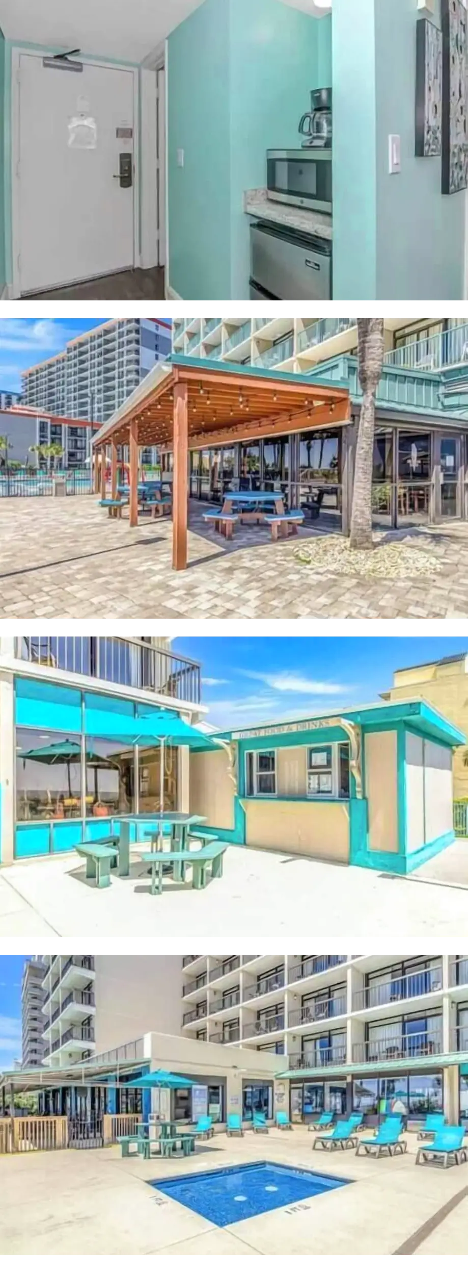 Oceanview Queen Suite w/ balcony and kit...