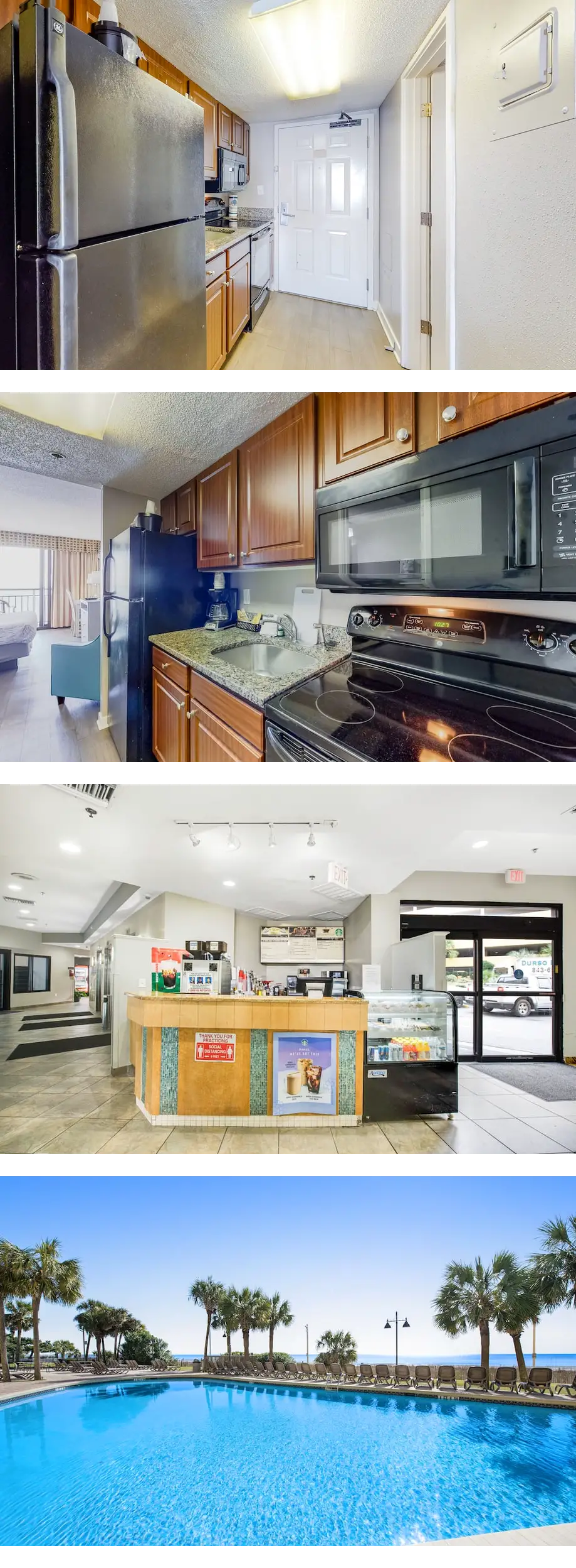 18th-floor ocean-view studio with AC, po...