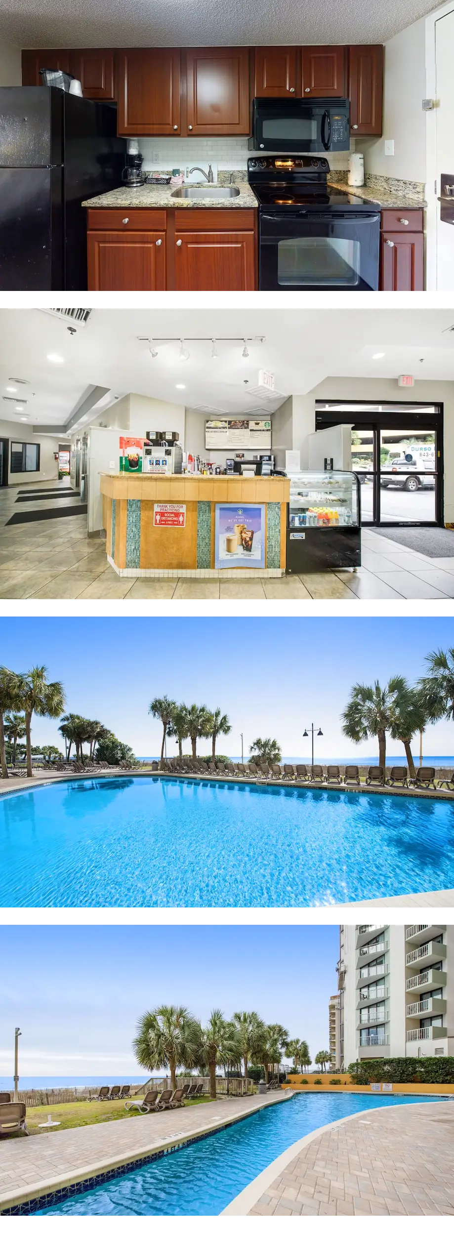 9th-floor ocean-view studio with beach a...