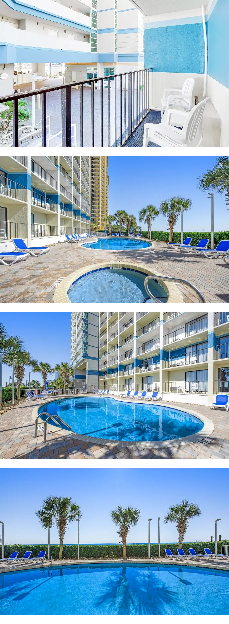2nd-floor studio with AC, pool, lazy riv...