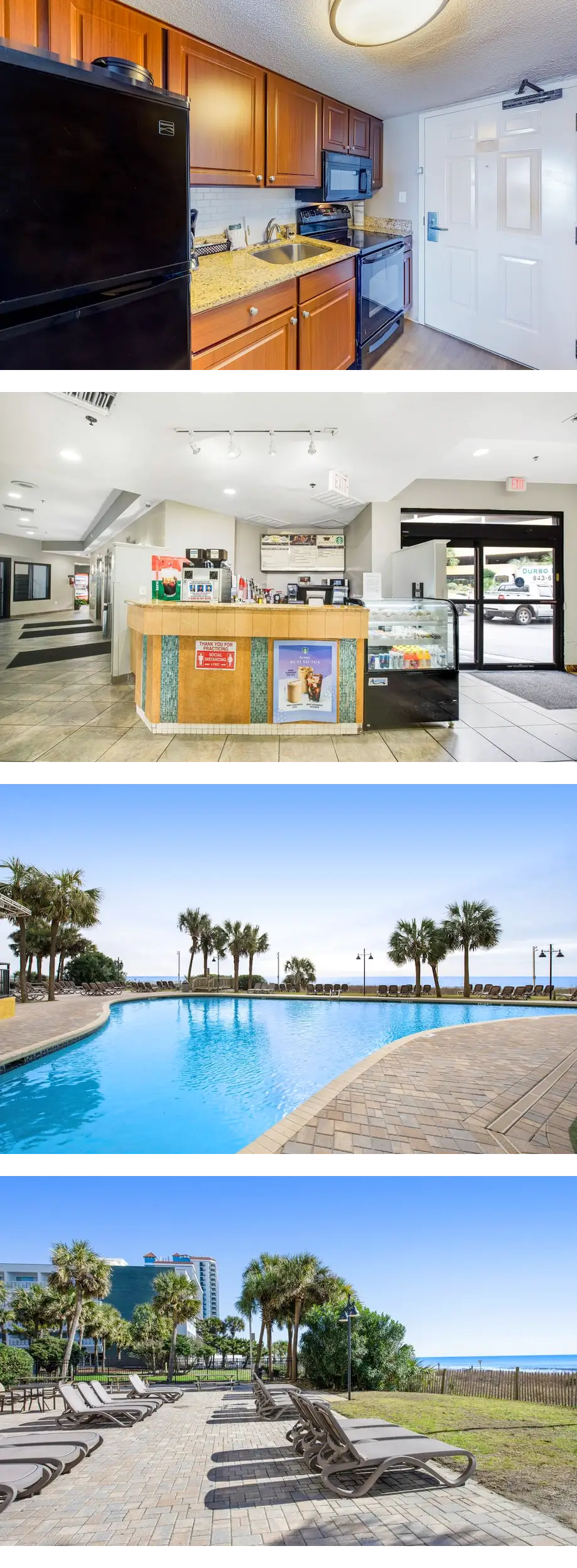 7th-floor oceanfront studio with gym, po...