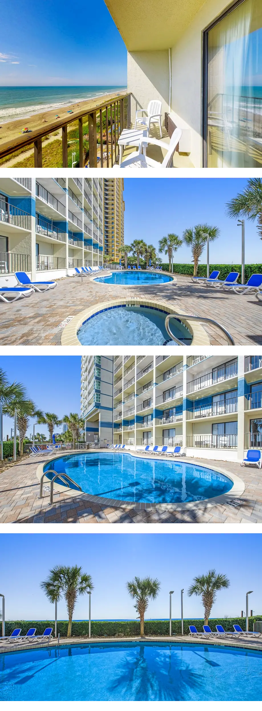 8th-floor oceanfront studio with pool, h...