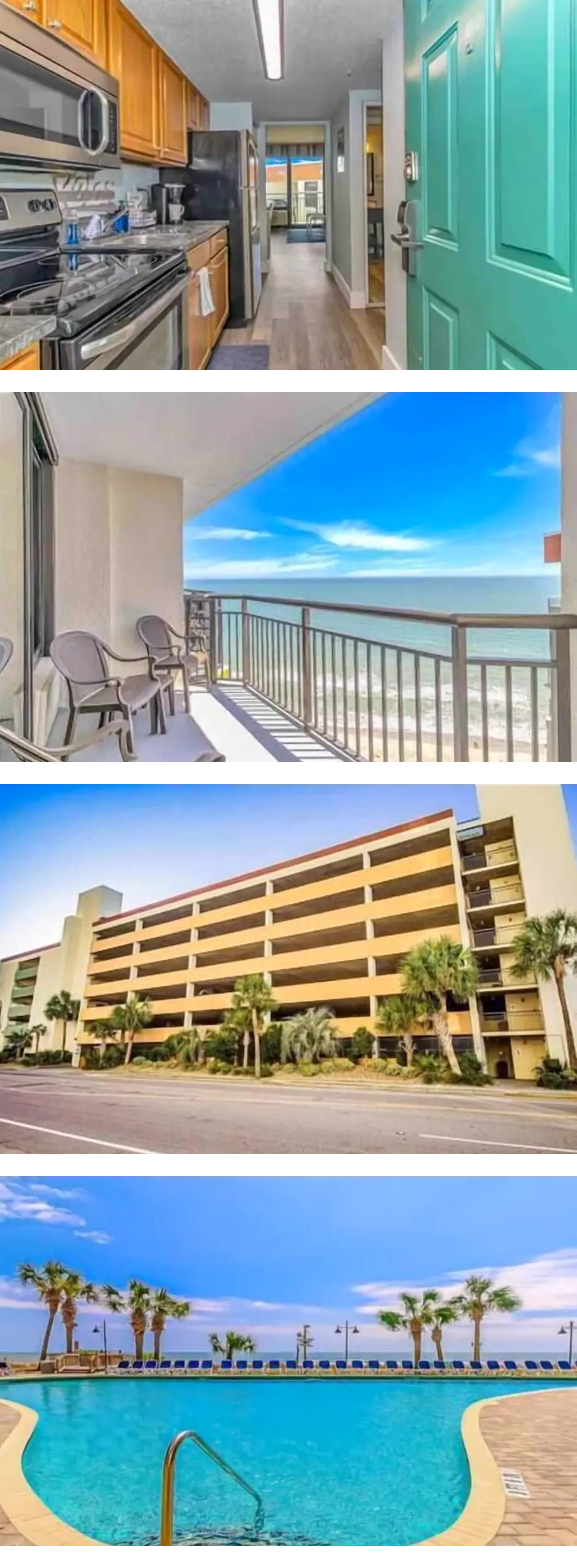 Updated Penthouse w/ 2 Balconies & Pools...