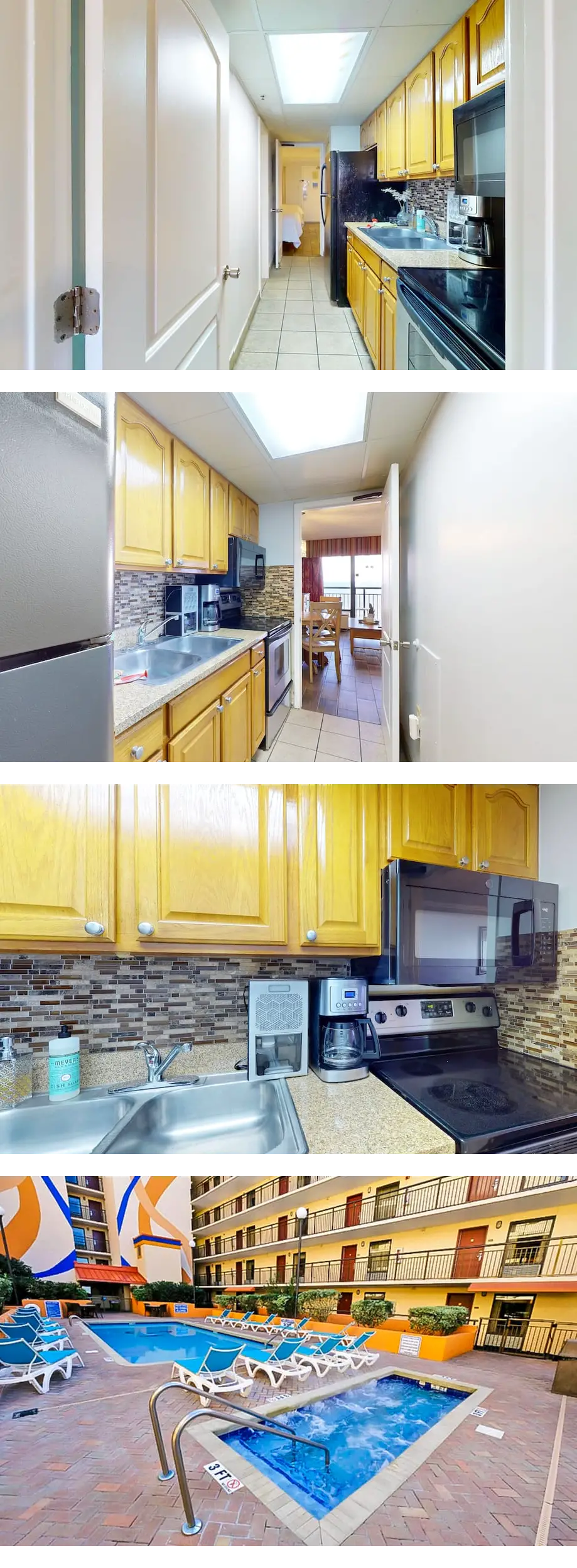 Oceanfront condo with pool, hot tub, laz...