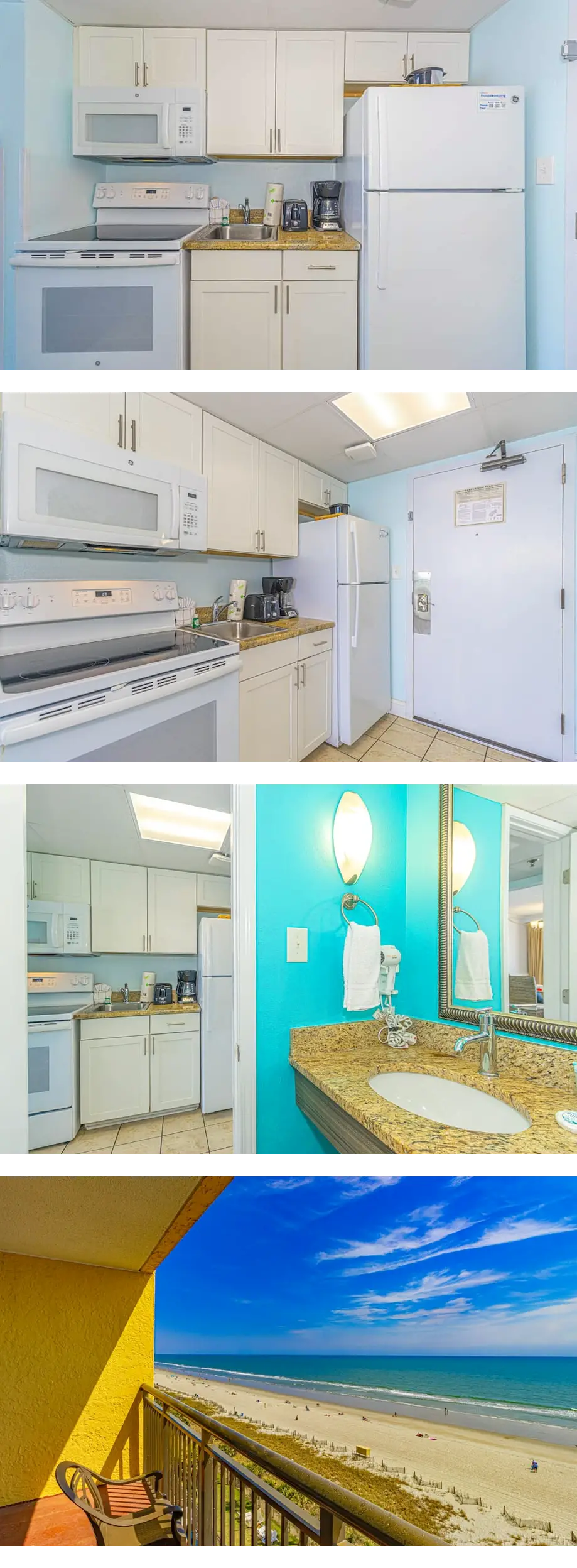 Beautiful Oceanfront Studio with LED Fir...