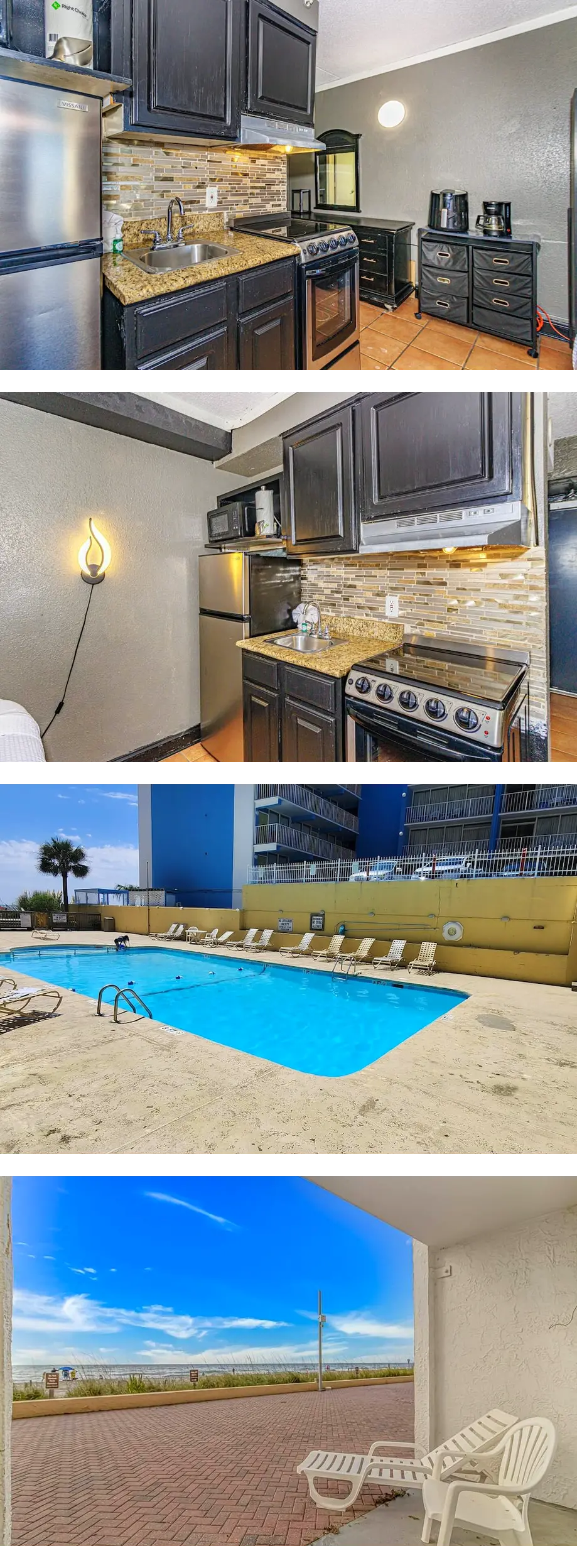 1st Level Oceanfront Studio! Direct Beac...