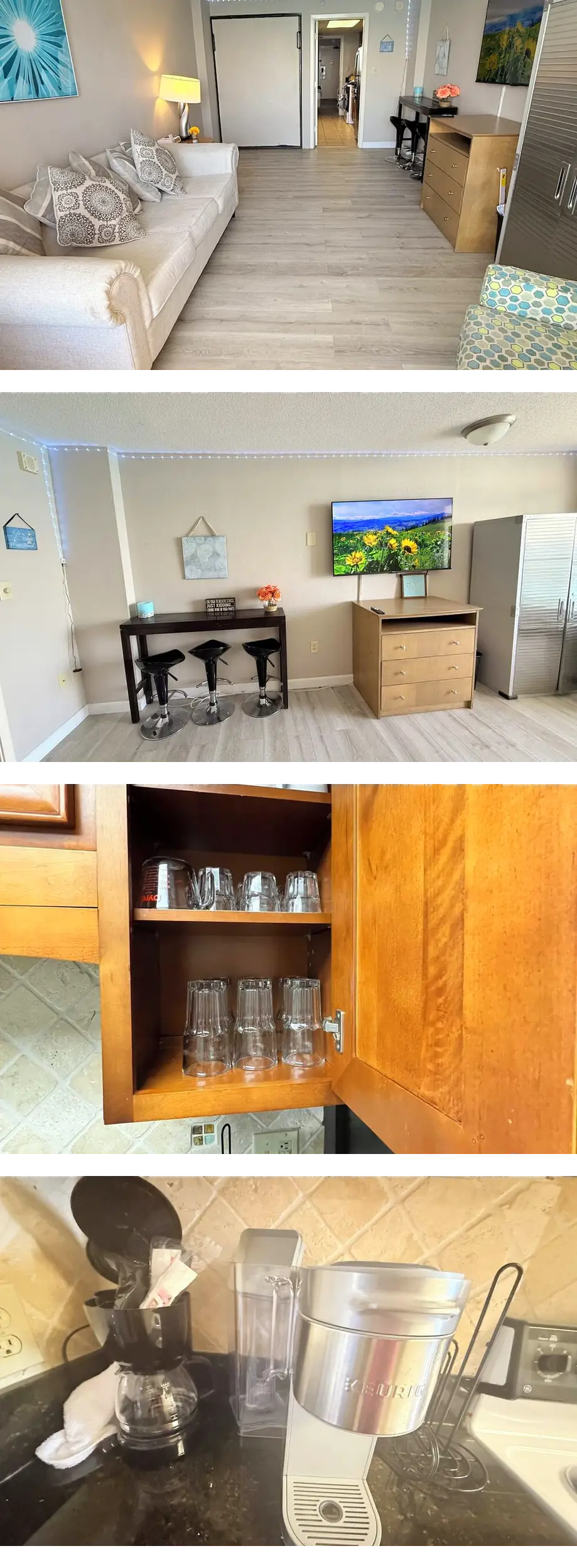 Cozy 1-bedroom oceanfront condo with WiF...