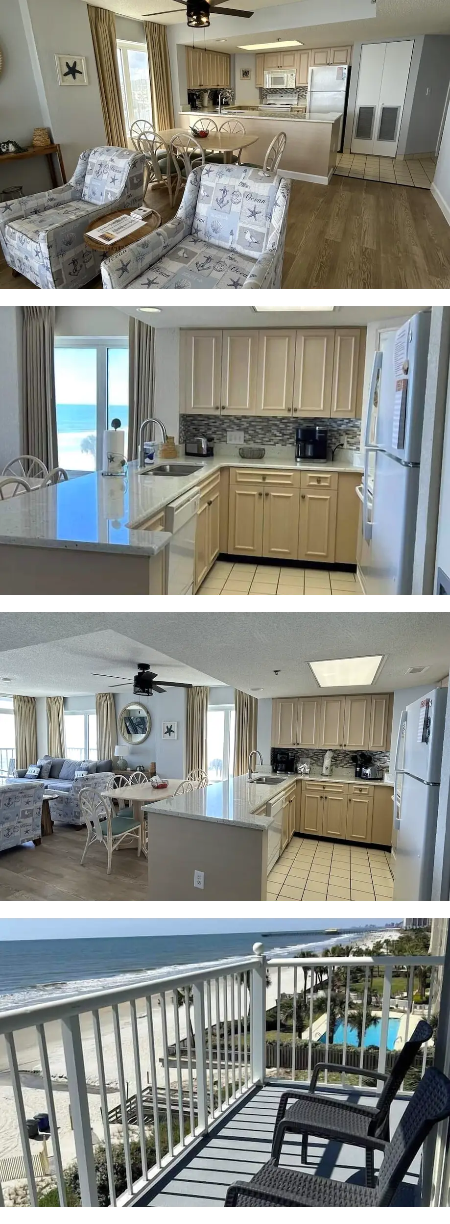 Just Beachy Oceanfront 3 Bedroom 2 Bath ...
