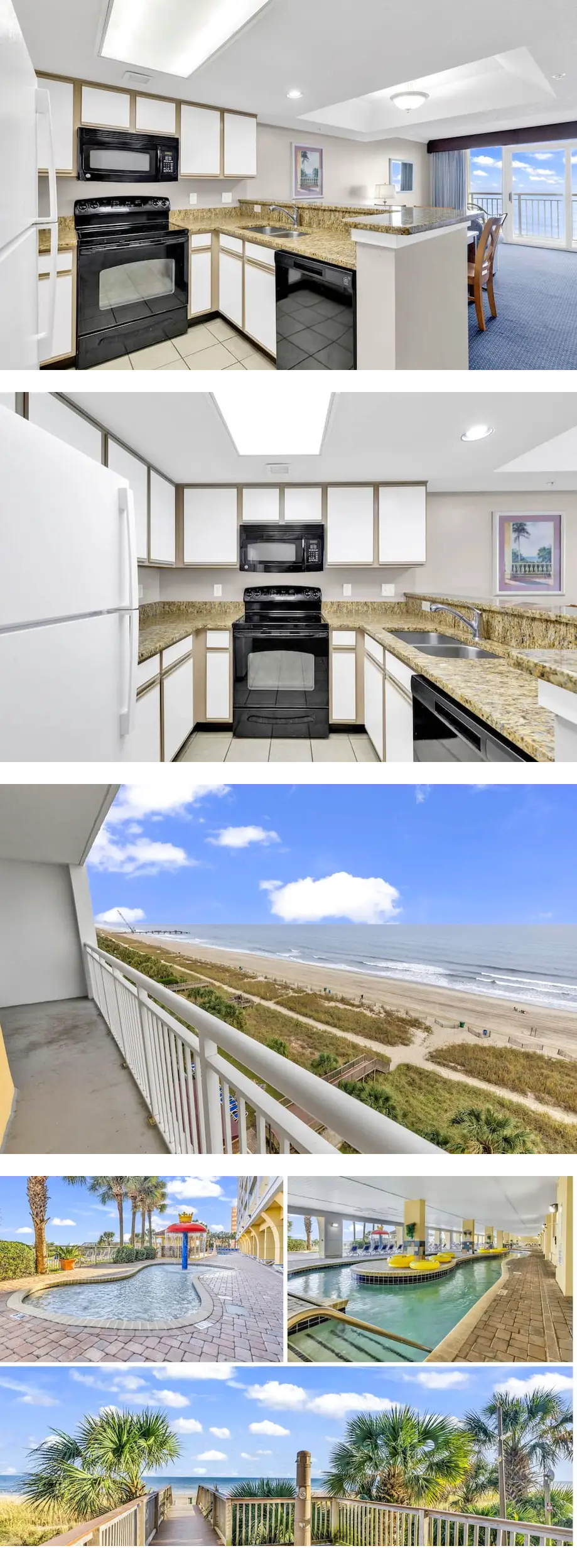 Oceanfront 2BR with Balcony & Resort Poo...