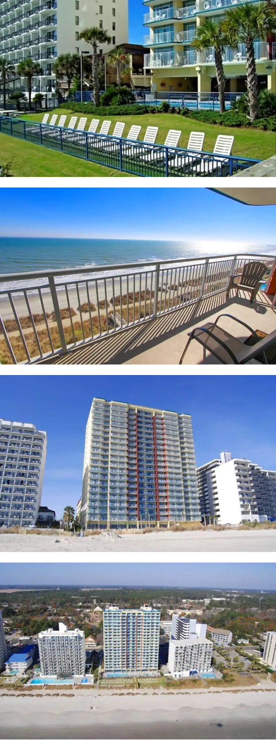 3BR, 3BA Double Oceanfront Balcony. June...
