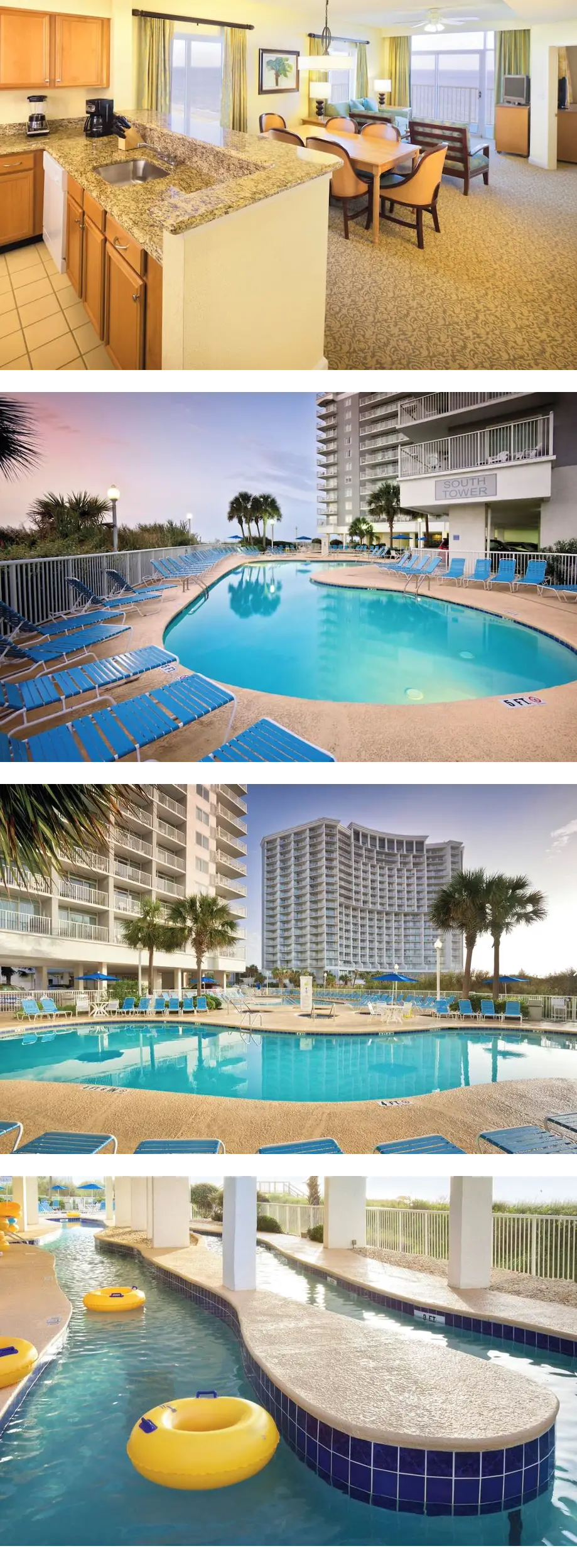 2BR -Club Wyndham SeaWatch-Pools, Lazy R...