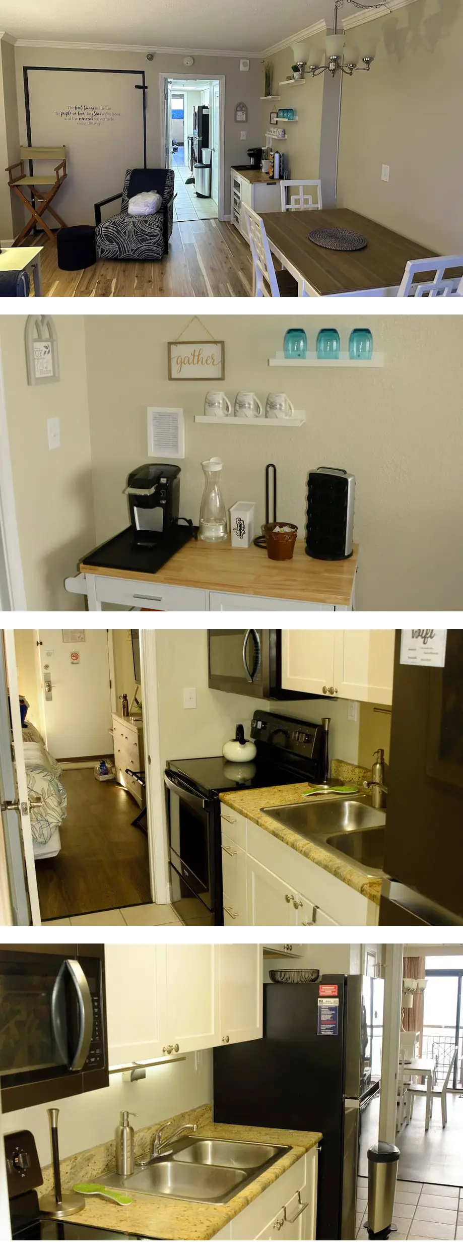 Newly renovated condo on ocean front. Pe...