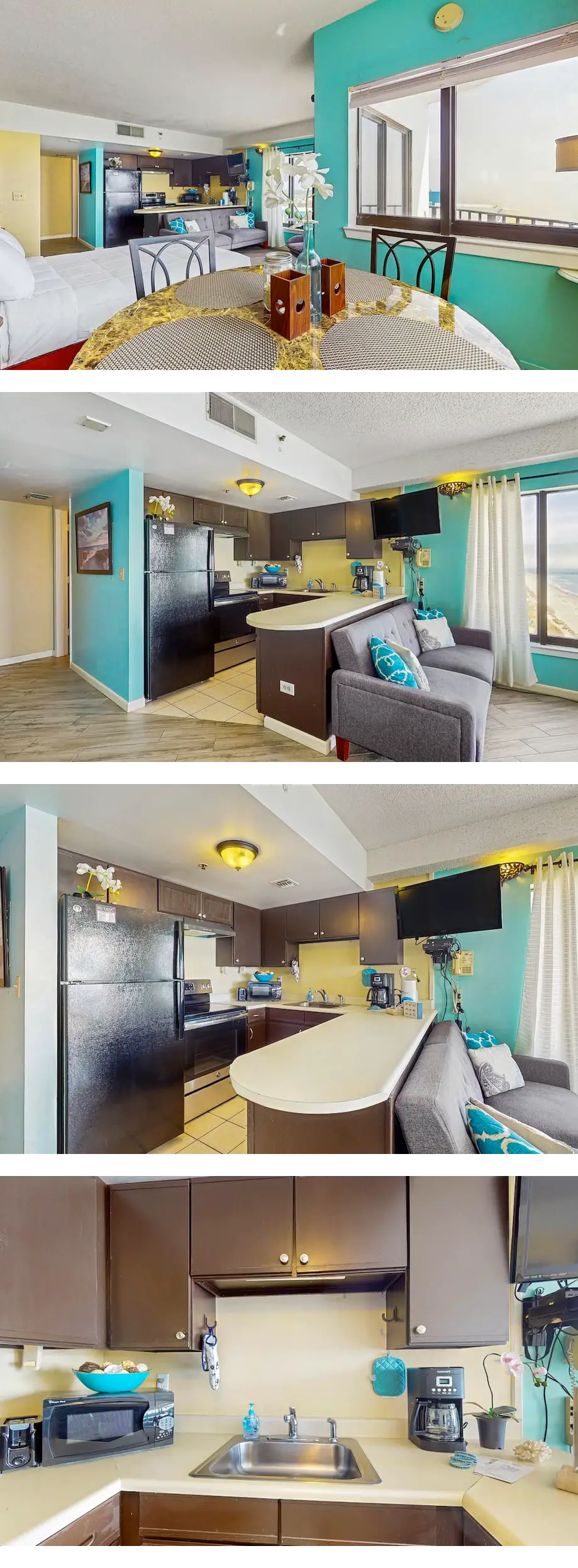 Oceanfront studio with pool, hot tub, pr...