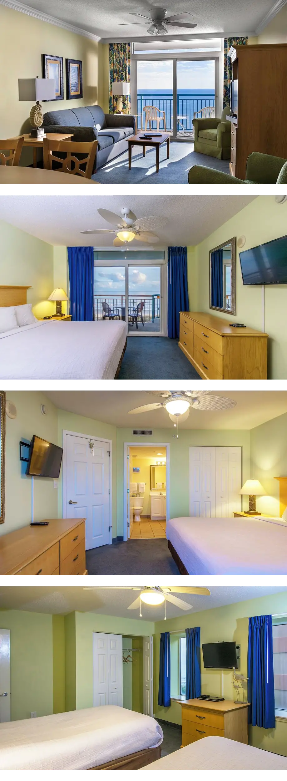 4 Beach Getaway 3 Bedroom Units with Ful...