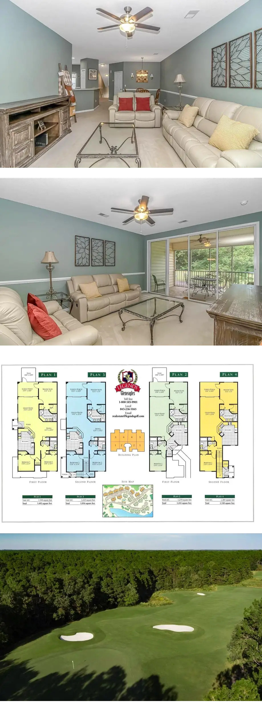 Legends Golf Resort overlooking 17th gre...