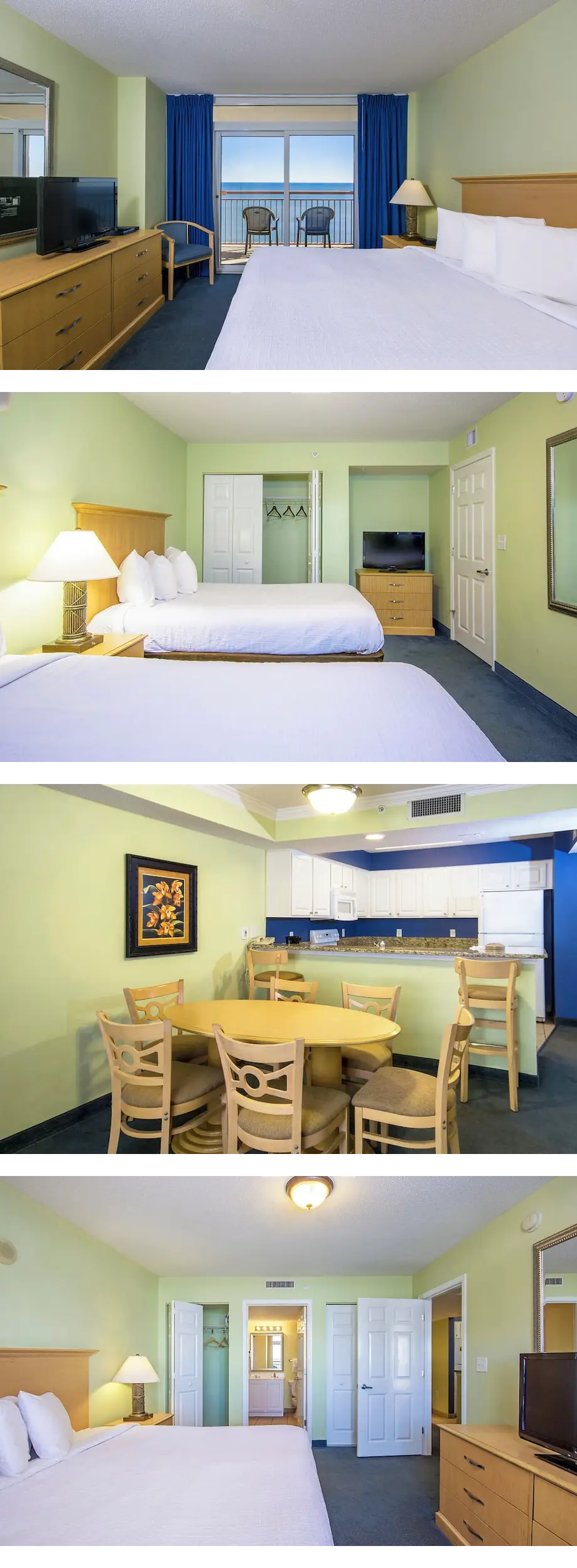 Steps from the Beach: 3 Spacious 2 Bedro...