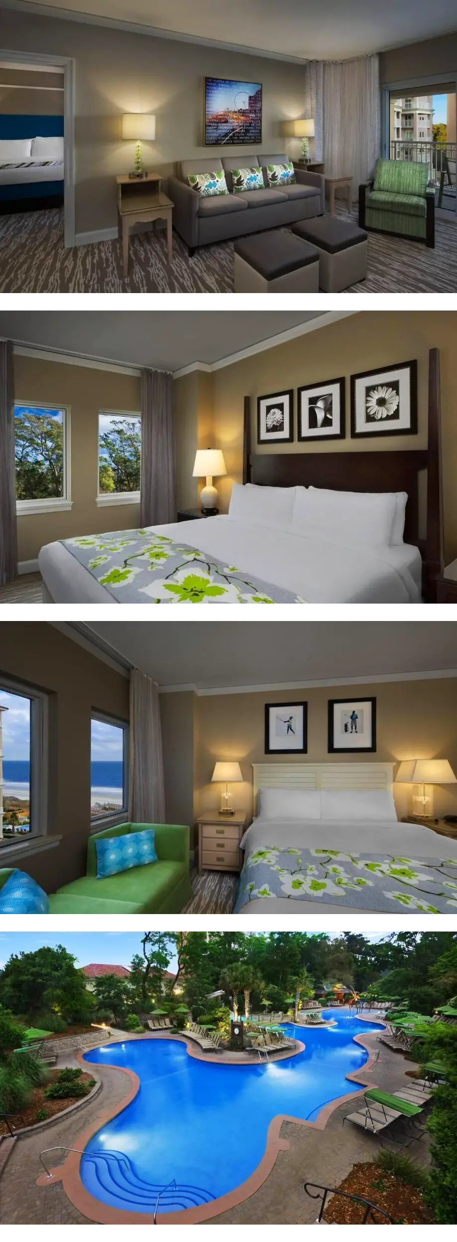 Cozy 2-bedroom resort with AC, fitness r...