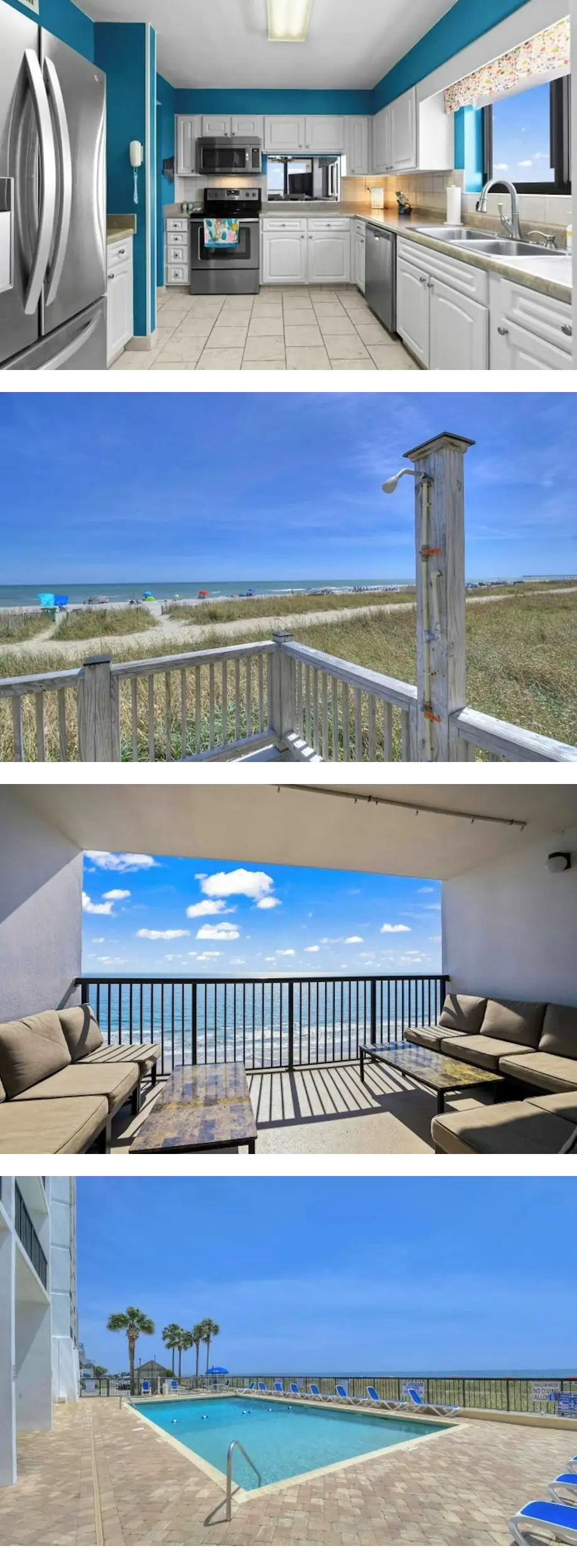 Regency Towers 907- Oceanfront 3BR- Pool