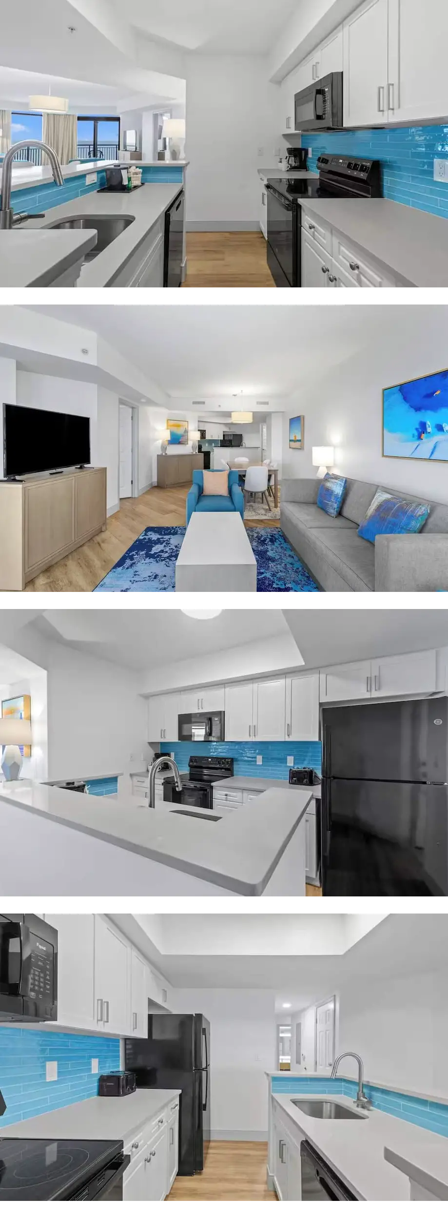 Oceanfront Deluxe 4BR Condo w/ Balcony, ...