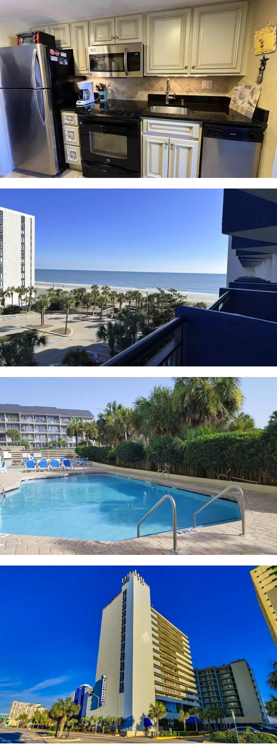 Bluewater Resort 1BR Condo Steps From Be...