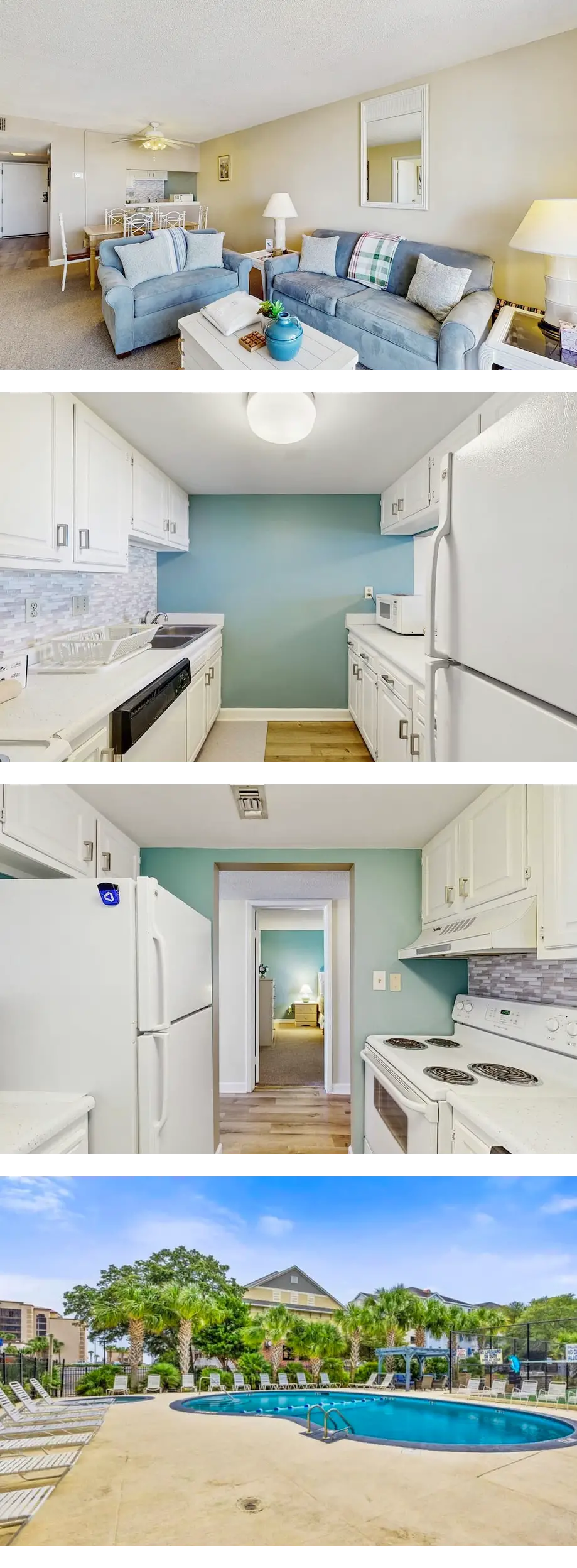 Oceanview condo with pool, hot tub, priv...